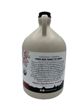 Load image into Gallery viewer, Gallon Pure Organic Maple Syrup - 128oz
