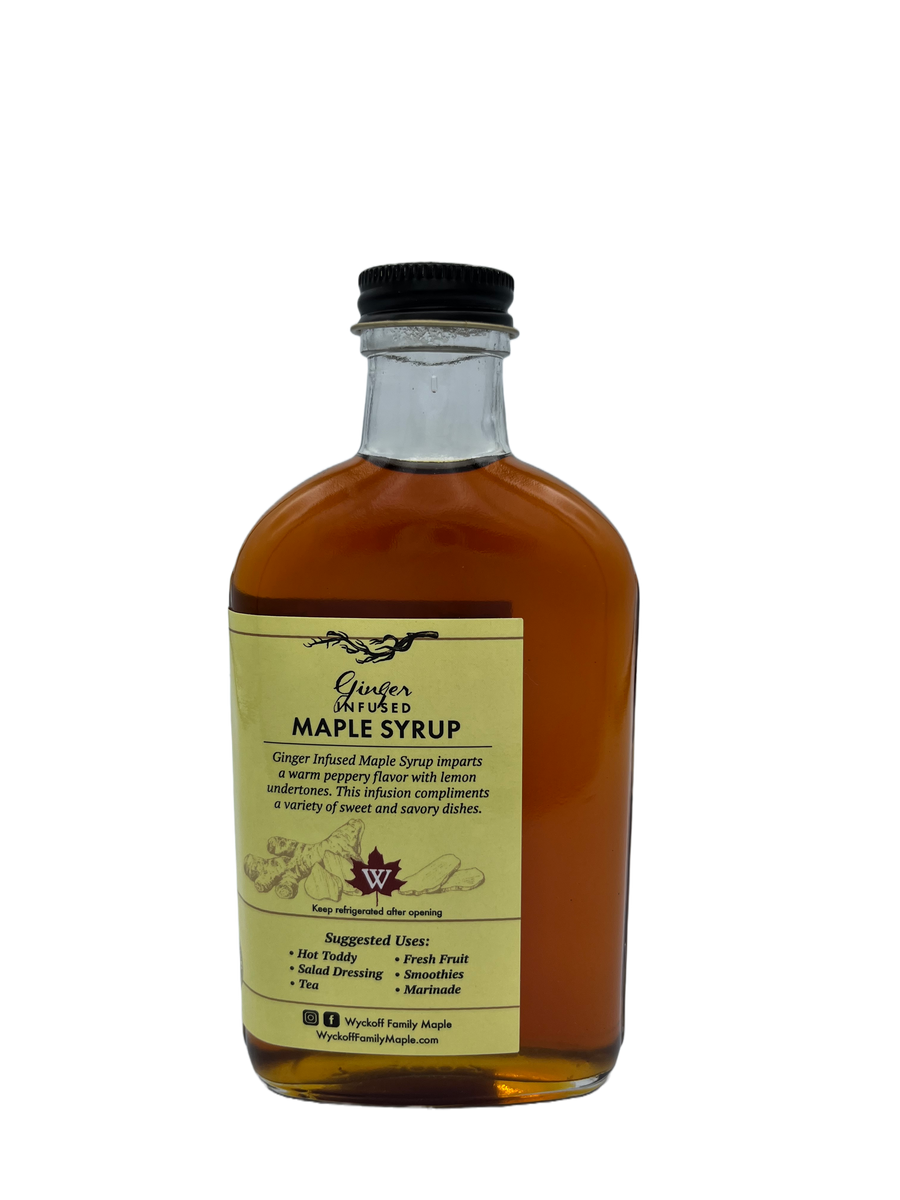 Ginger Infused Maple Syrup Wyckoff Family Maple