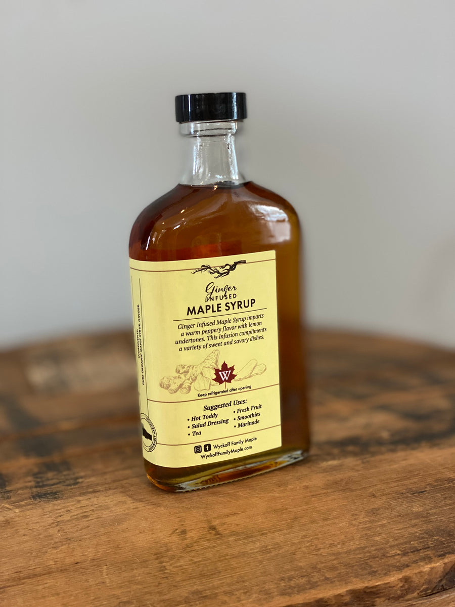 Ginger Infused Maple Syrup Wyckoff Family Maple