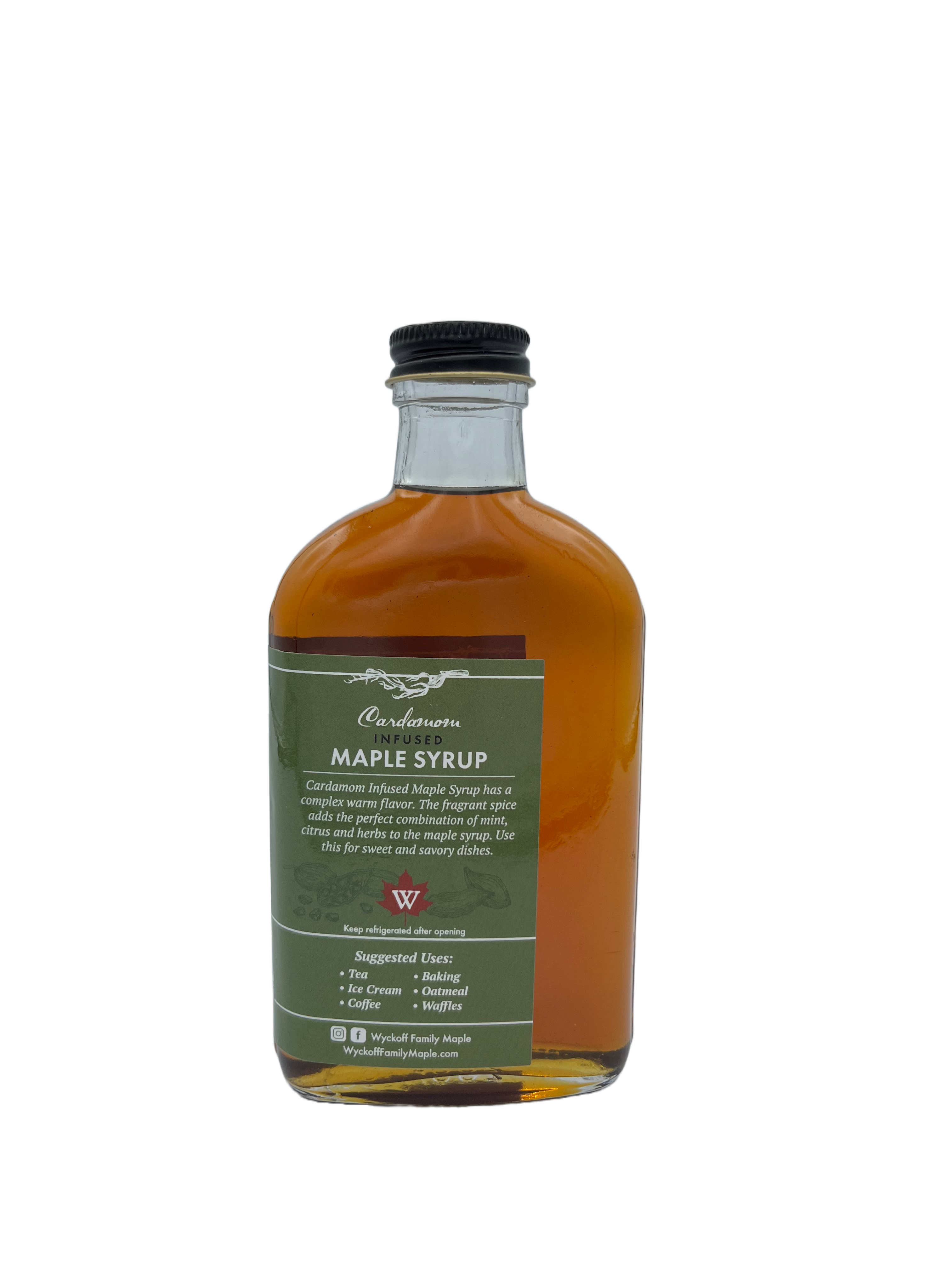 Cardamom Infused Maple Syrup