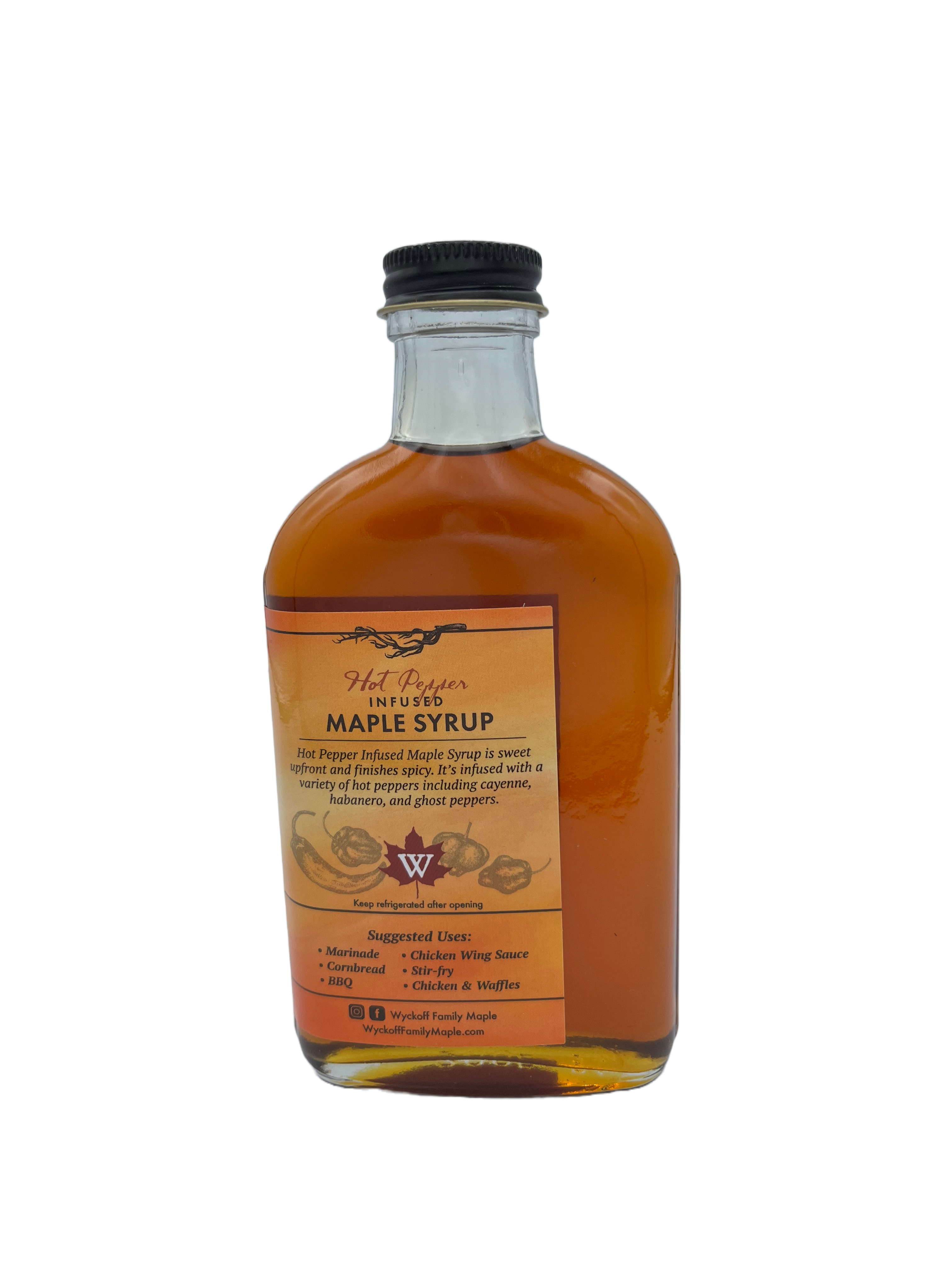 Hot Pepper Infused Maple Syrup