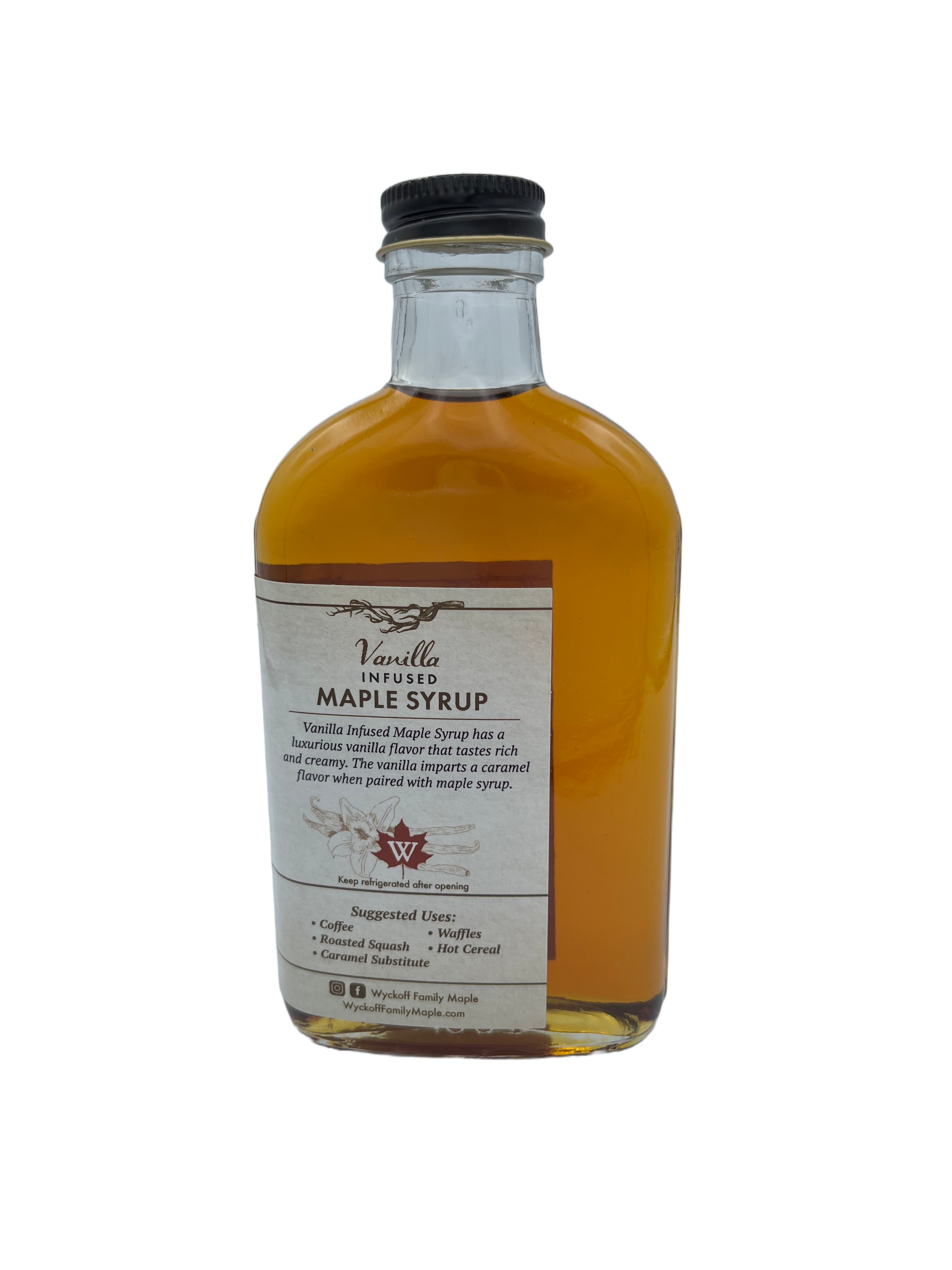 Vanilla Infused Maple Syrup