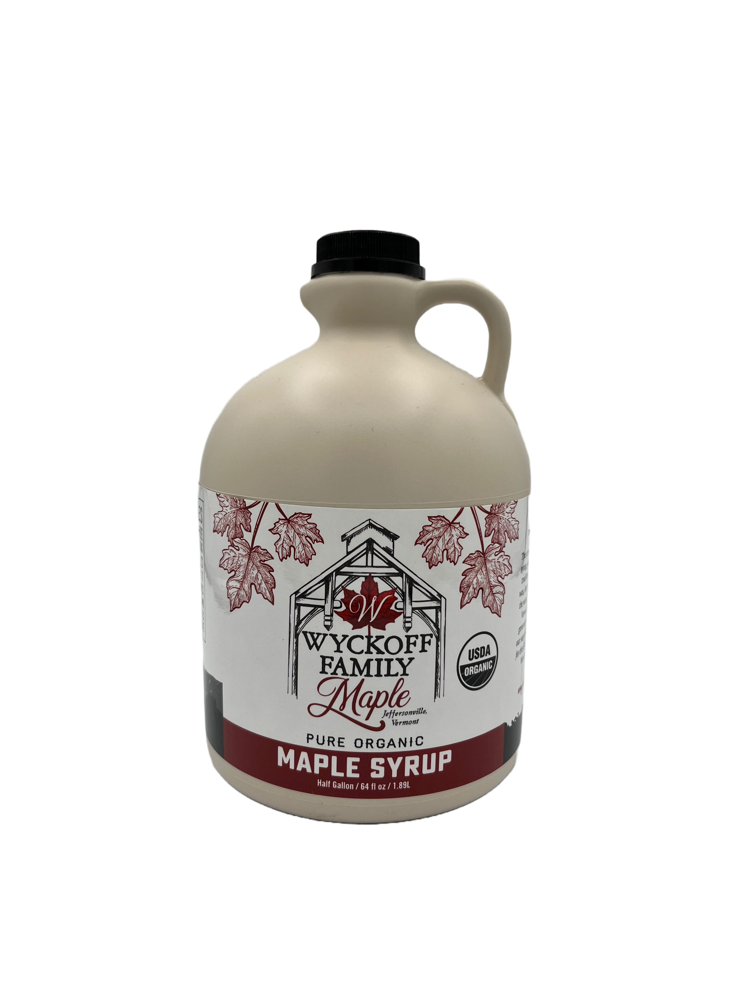 Half Gallon Pure Organic Maple Syrup - 64oz