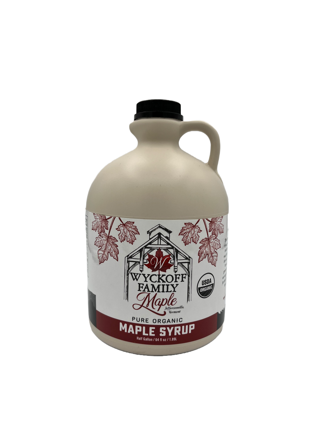 Half Gallon Pure Organic Maple Syrup - 64oz