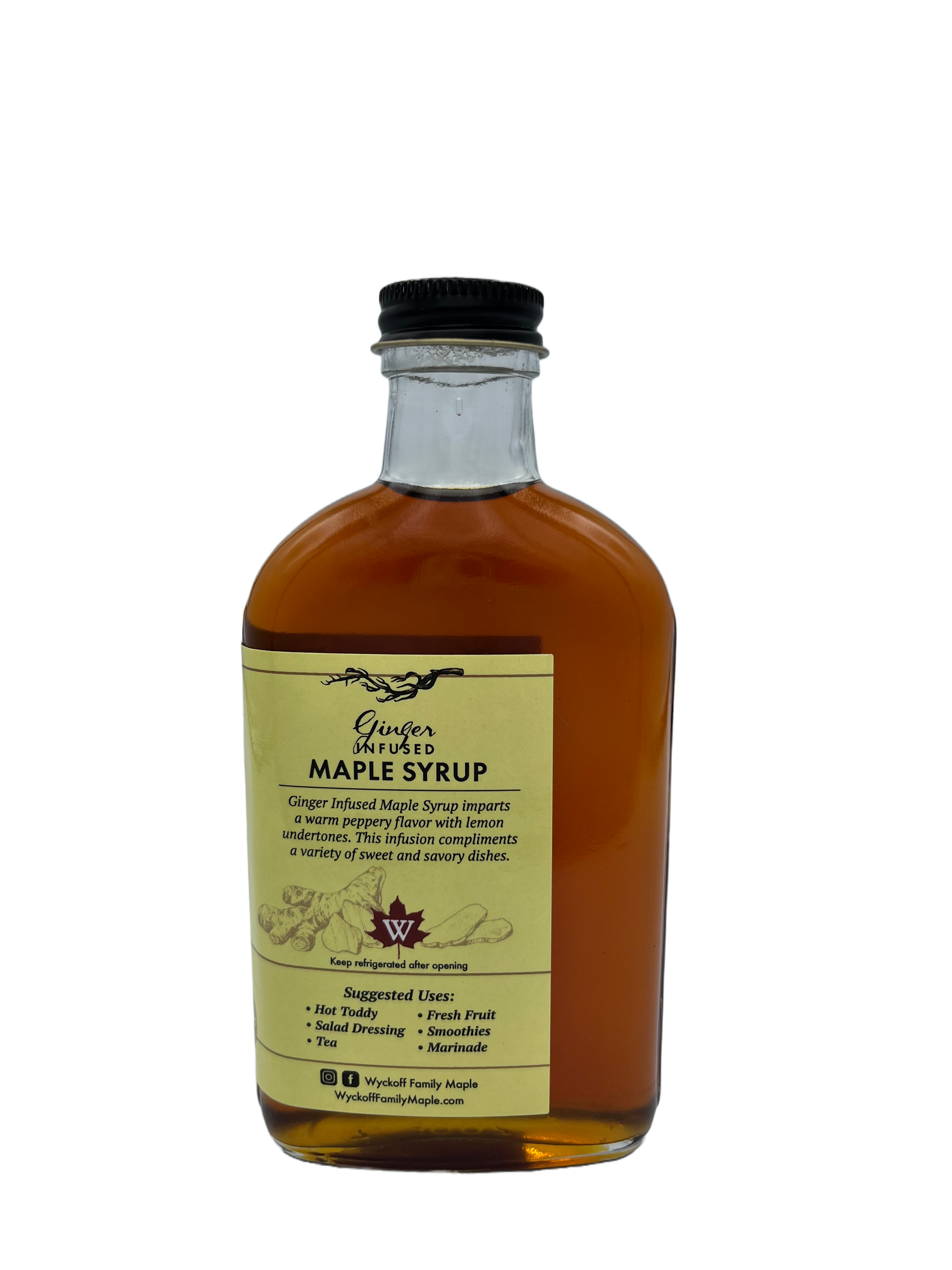 Ginger Infused Maple Syrup