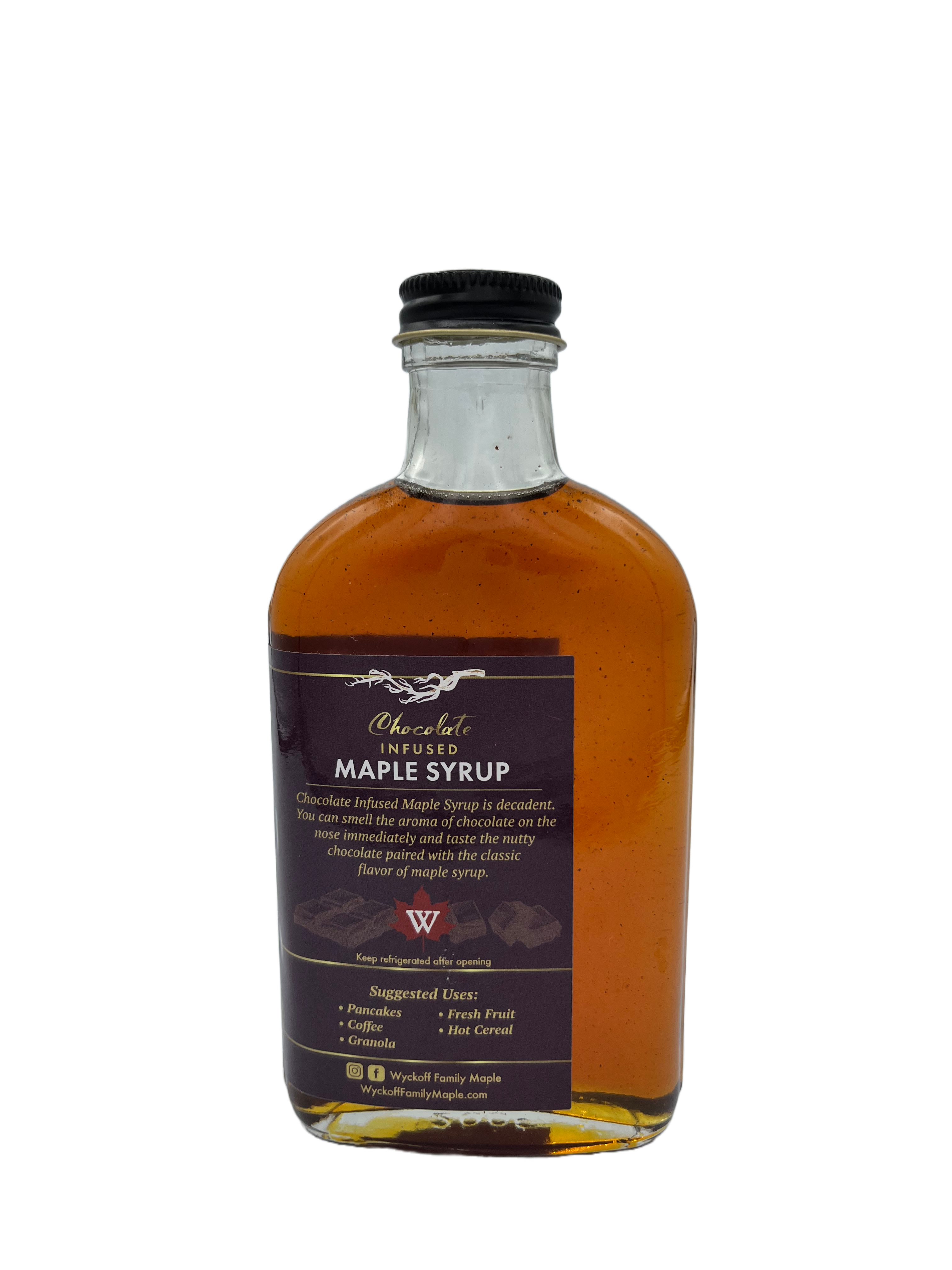 Chocolate Infused Maple Syrup