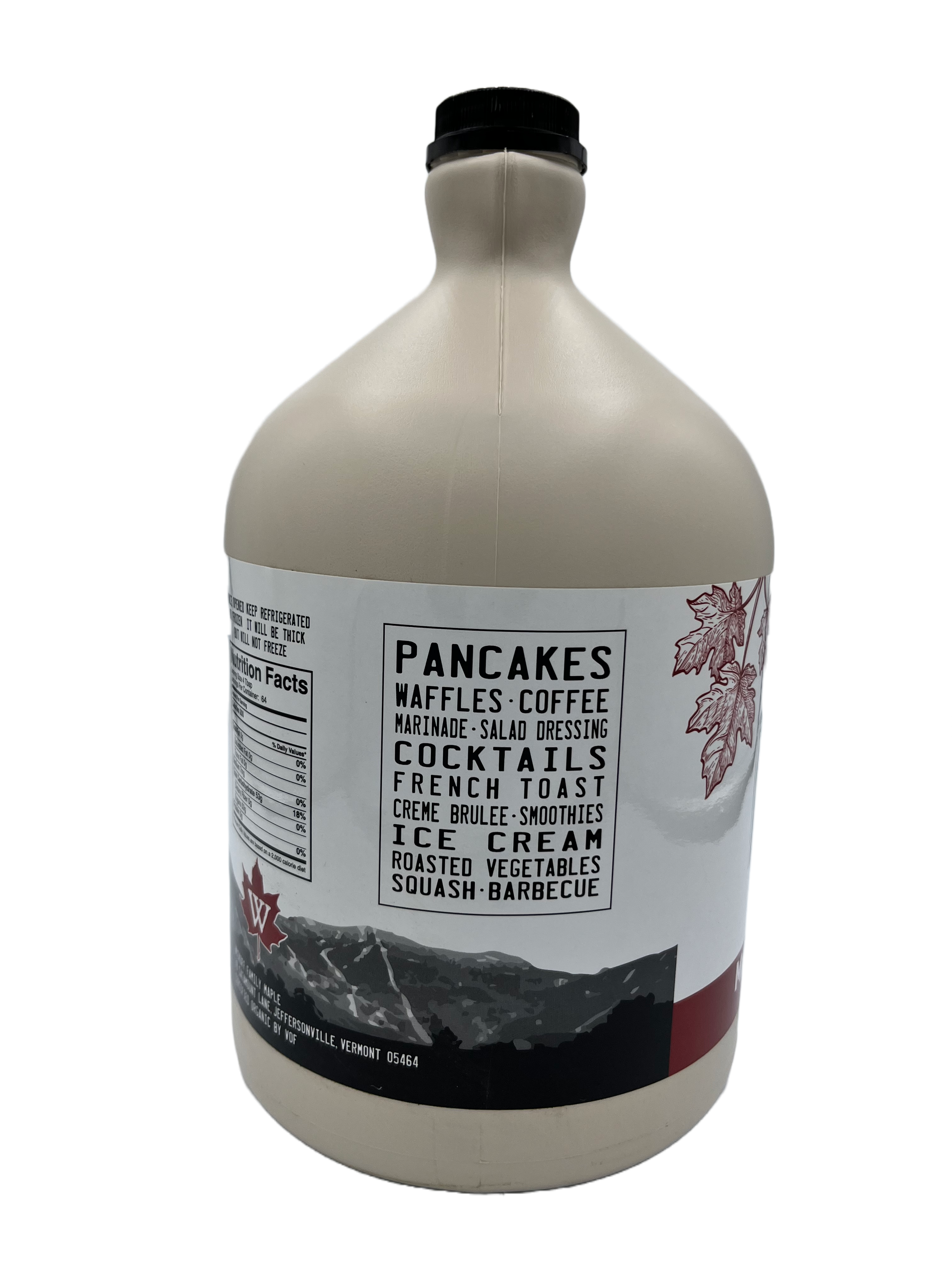 Gallon Pure Organic Maple Syrup - 128oz