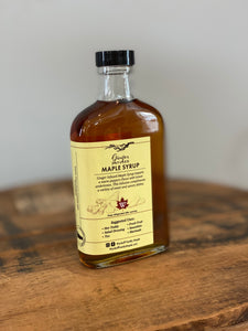 Ginger Infused Maple Syrup