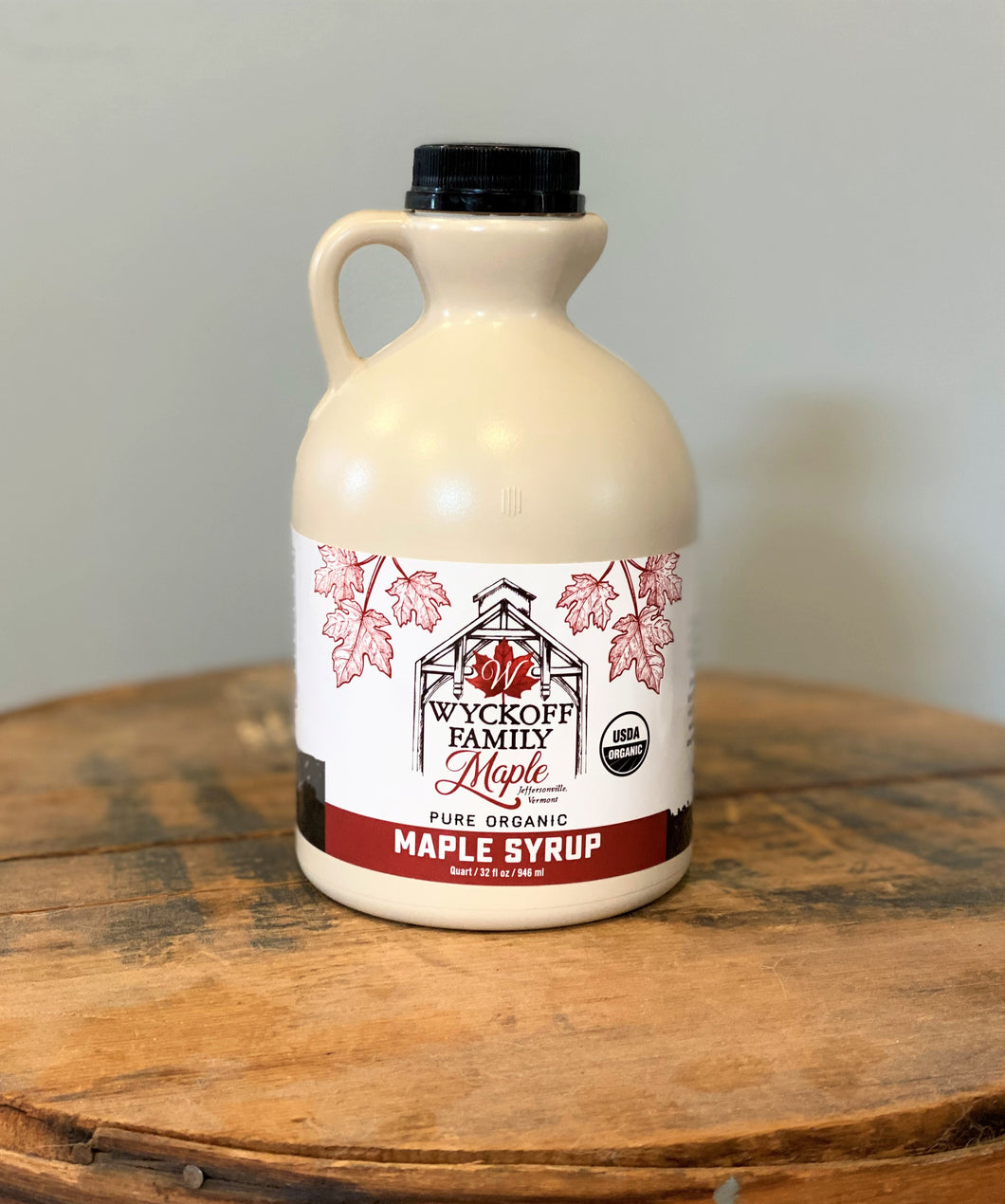 Quart Pure Organic Maple Syrup